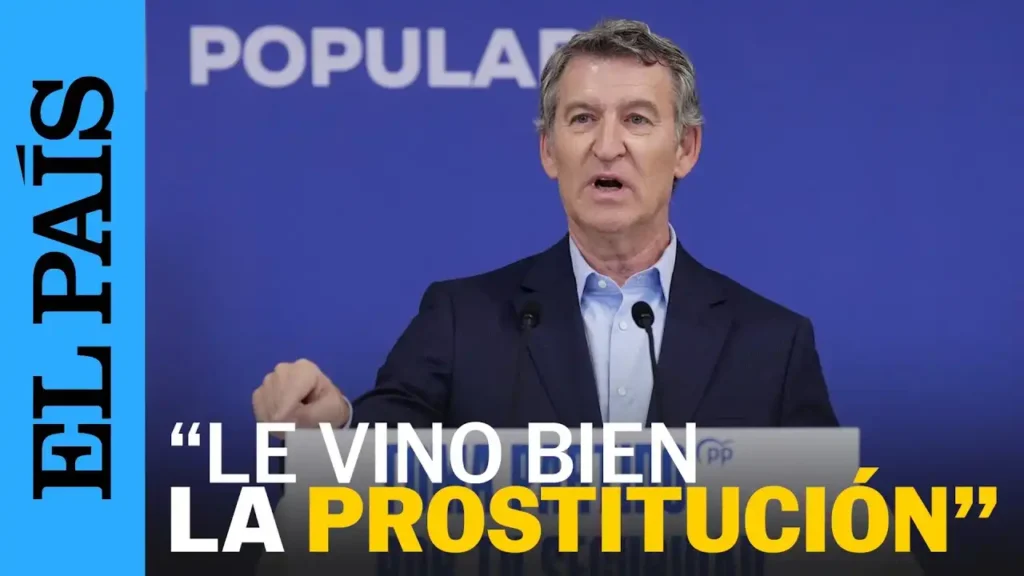 Feijóo Intensifica sus Críticas a Sánchez por Acusaciones de Lucrarse con la Prostitución