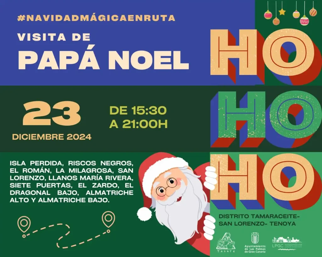 Papá Noel en Gran Canaria: Un Recorrido Mágico para los Más Pequeños