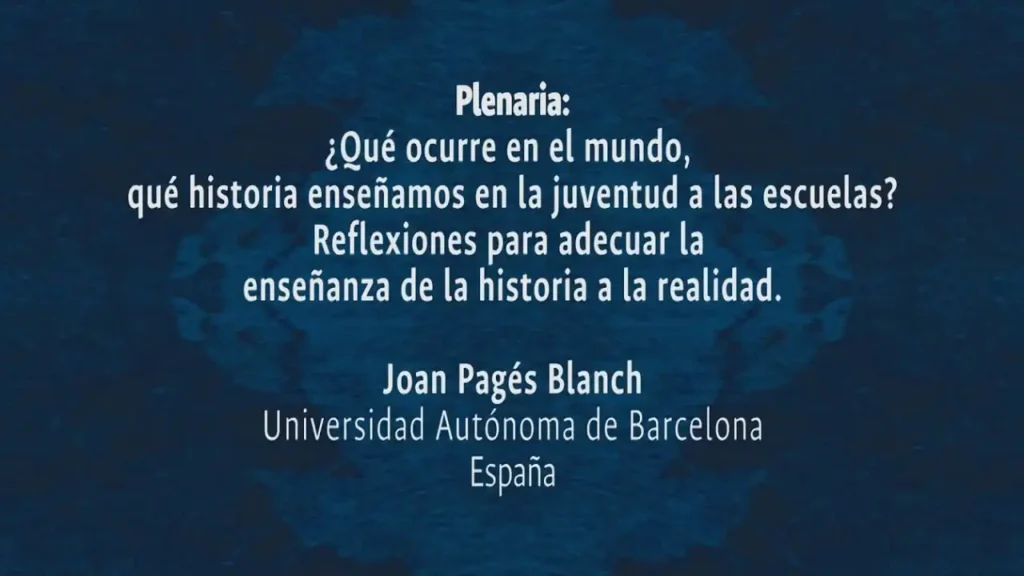 Reflexiones sobre la Juventud y la Historia en España