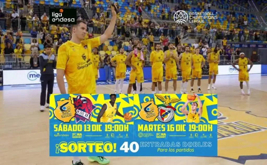 Sorteo de Entradas para el Gran Canaria-Baskonia: Participa y Disfruta del Partido