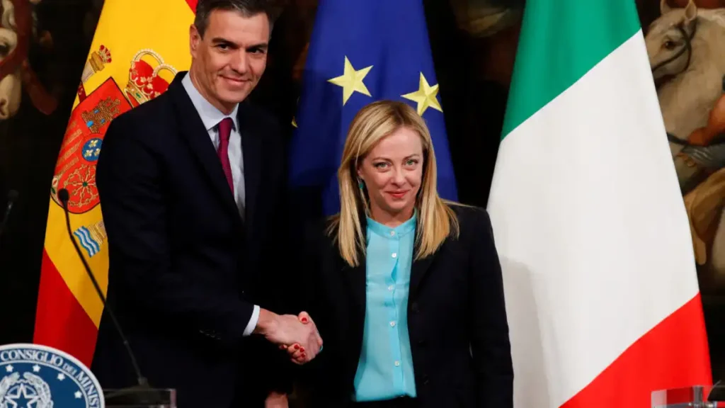 Tensión Diplomática: Meloni y Sánchez en el Ojo del Huracán