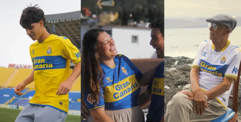 Equipaciones UD Las Palmas 26-27: ¿Qué significa el nuevo diseño con raya azul?
